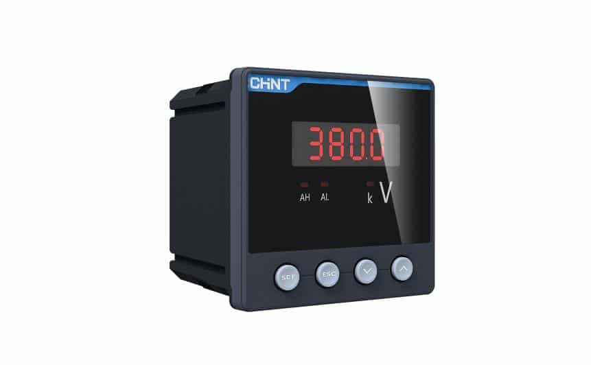 single phase digital ammeter voltmeter