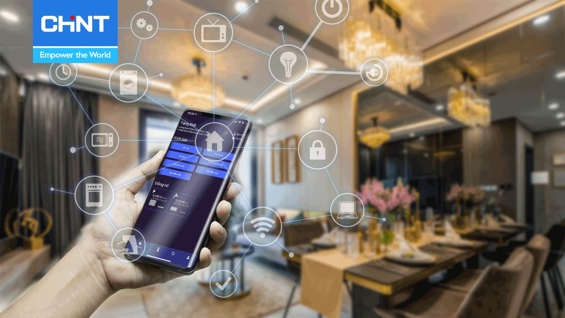 Bí quyết thi công, sử dụng vật liệu tiết kiệm, có lời 7 ung-dung-thiet-bi-dien-thong-minh-trong-can-ho