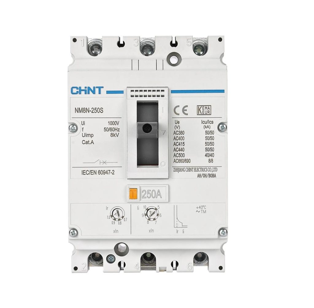 Tổng quan thiết bị điện hạ thế CHINT cung cấp cho EVN 4 Thiết bị điện CHINT - MCCB NM8N