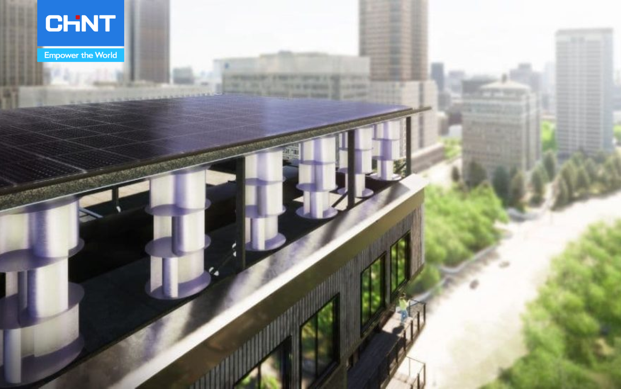 Công nghệ năng lượng tái tạo được kết hợp giữa mặt trời và gió