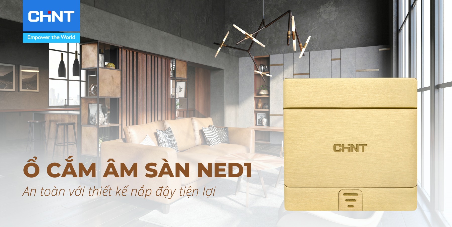 Công tắc điện thông minh an toàn cho cả gia đình 11 Công tắc điện thông minh NED1 với thiết kế phẳng