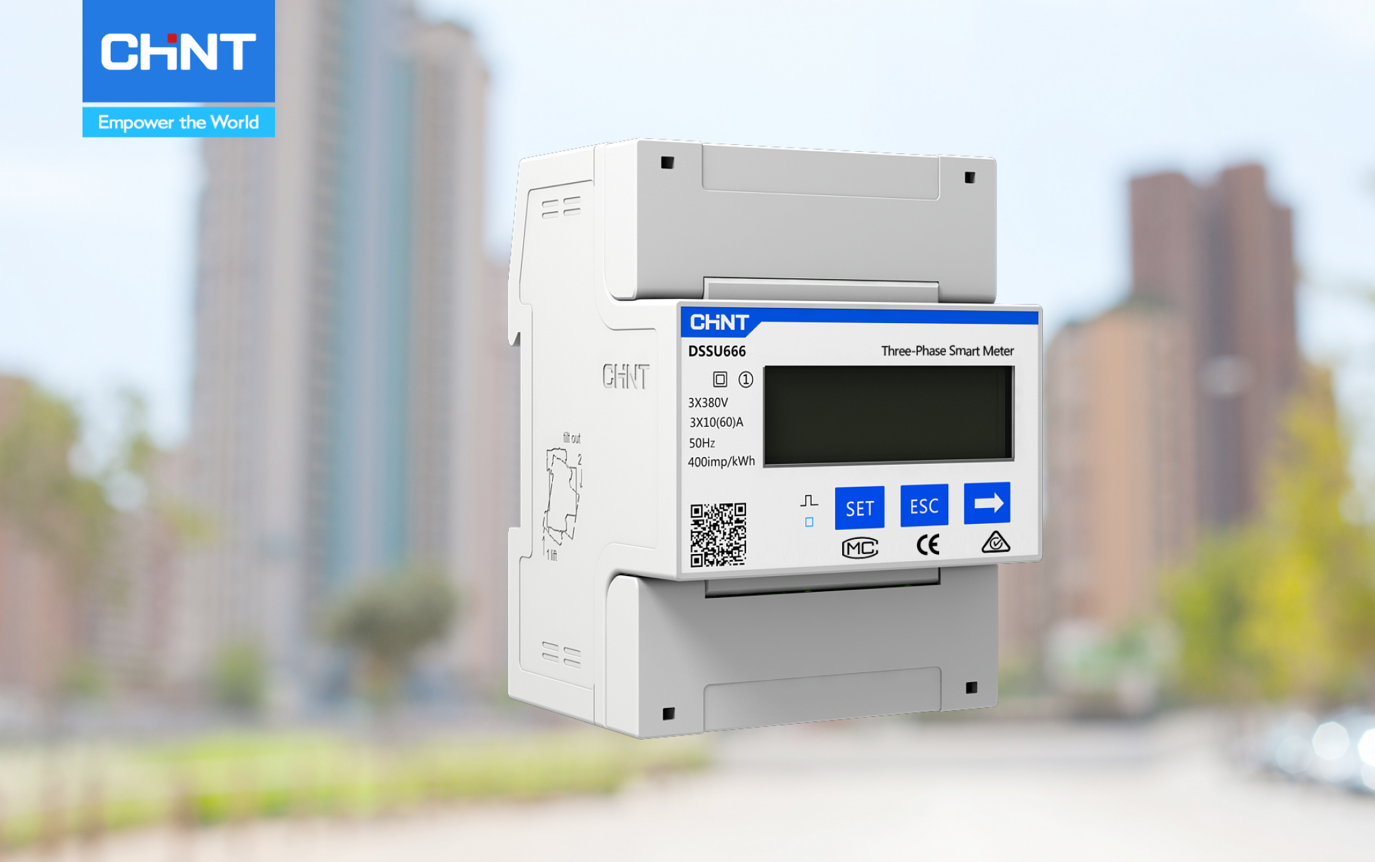 Tổng quan về thanh kim loại DIN Rail trong tủ điện 6 Đồng hồ đo DIN Rail DTSU666 với trọng lượng nhẹ