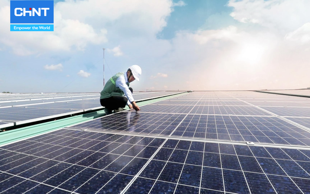 Sử dụng năng lượng mặt trời để tiết kiệm điện trong sản xuất