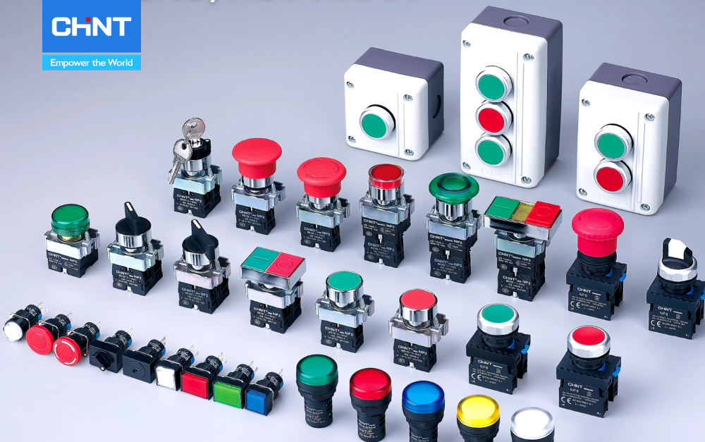 Tổng Hợp Các Loại Nút Nhấn Trong Hệ Thống Điện 4 Các loại nút nhấn phổ biến tại Chint Việt Nam
