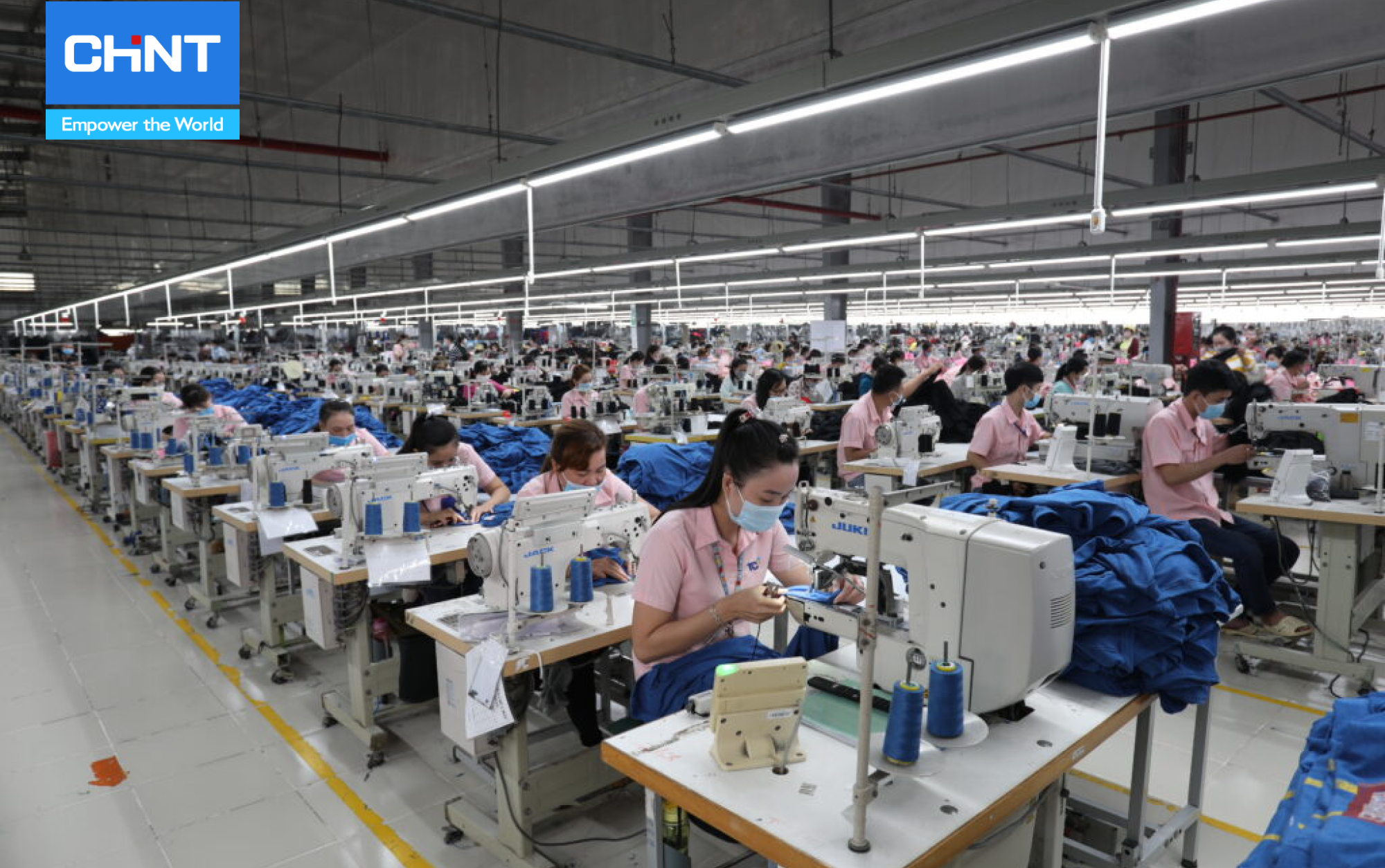 Nhà máy xanh May Thành Công thực hiện xanh hóa dây chuyền sản xuất