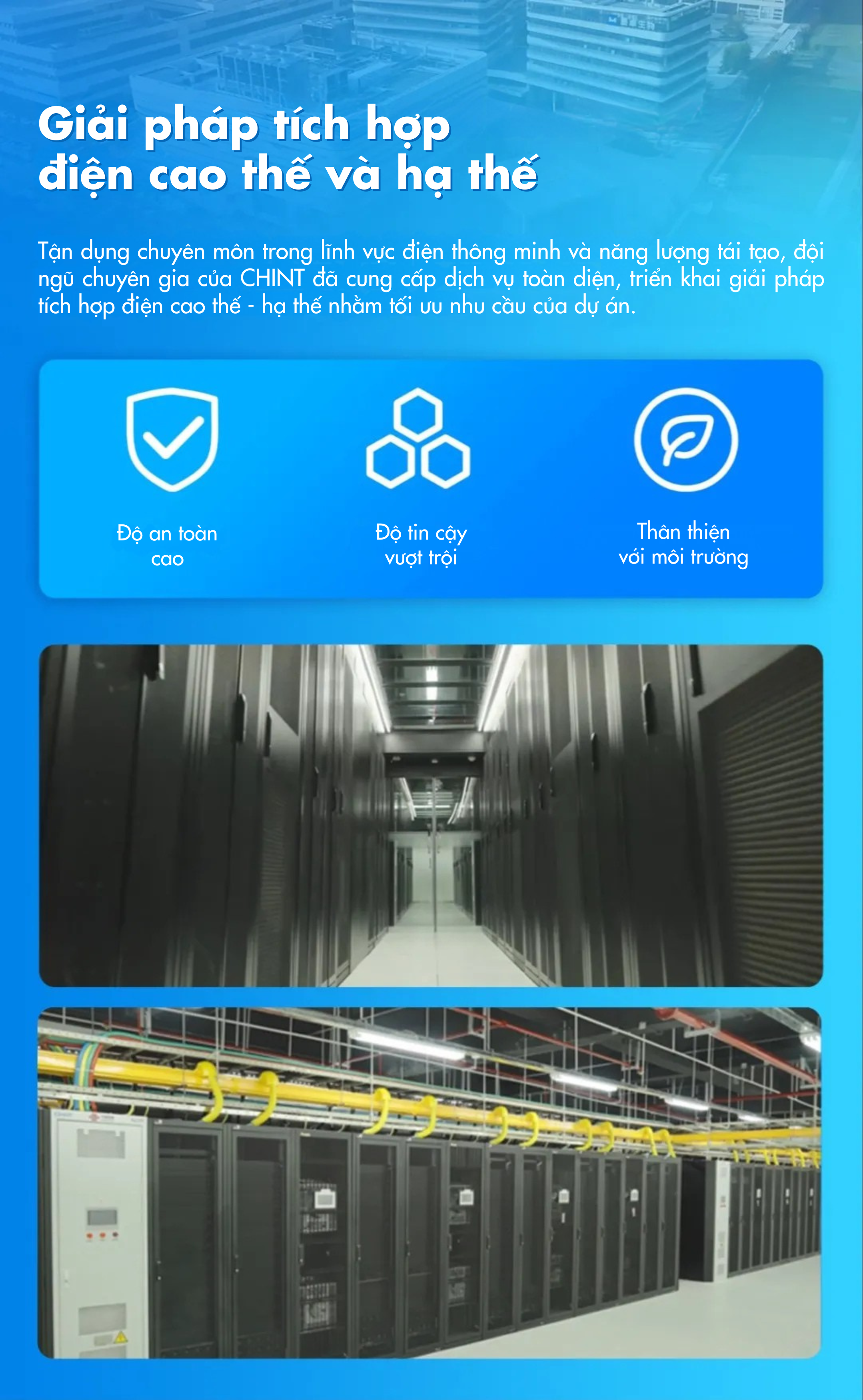 CHINT hỗ trợ giải pháp trung tâm dữ liệu cho China Unicom Wuzhen (Trung Quốc)