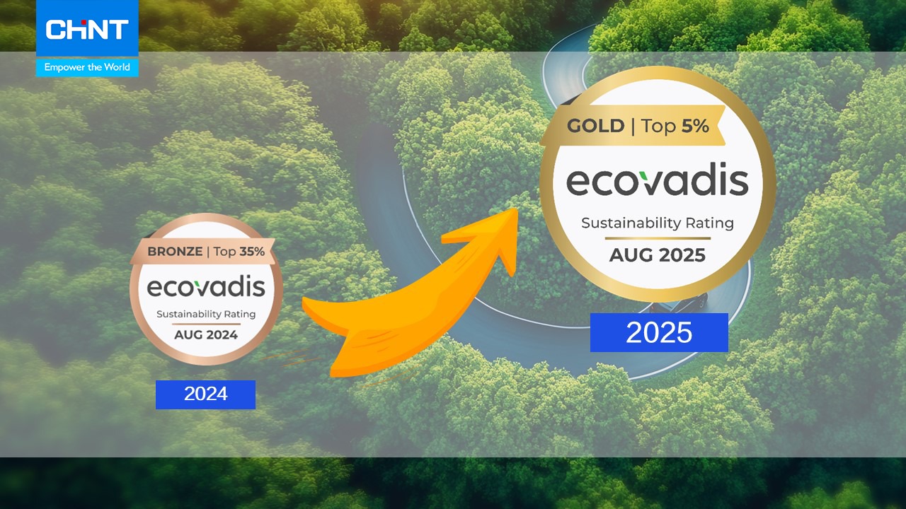 CHINT Electric vào Top 5% toàn cầu với Huy chương Vàng EcoVadis 1 EcoVadis